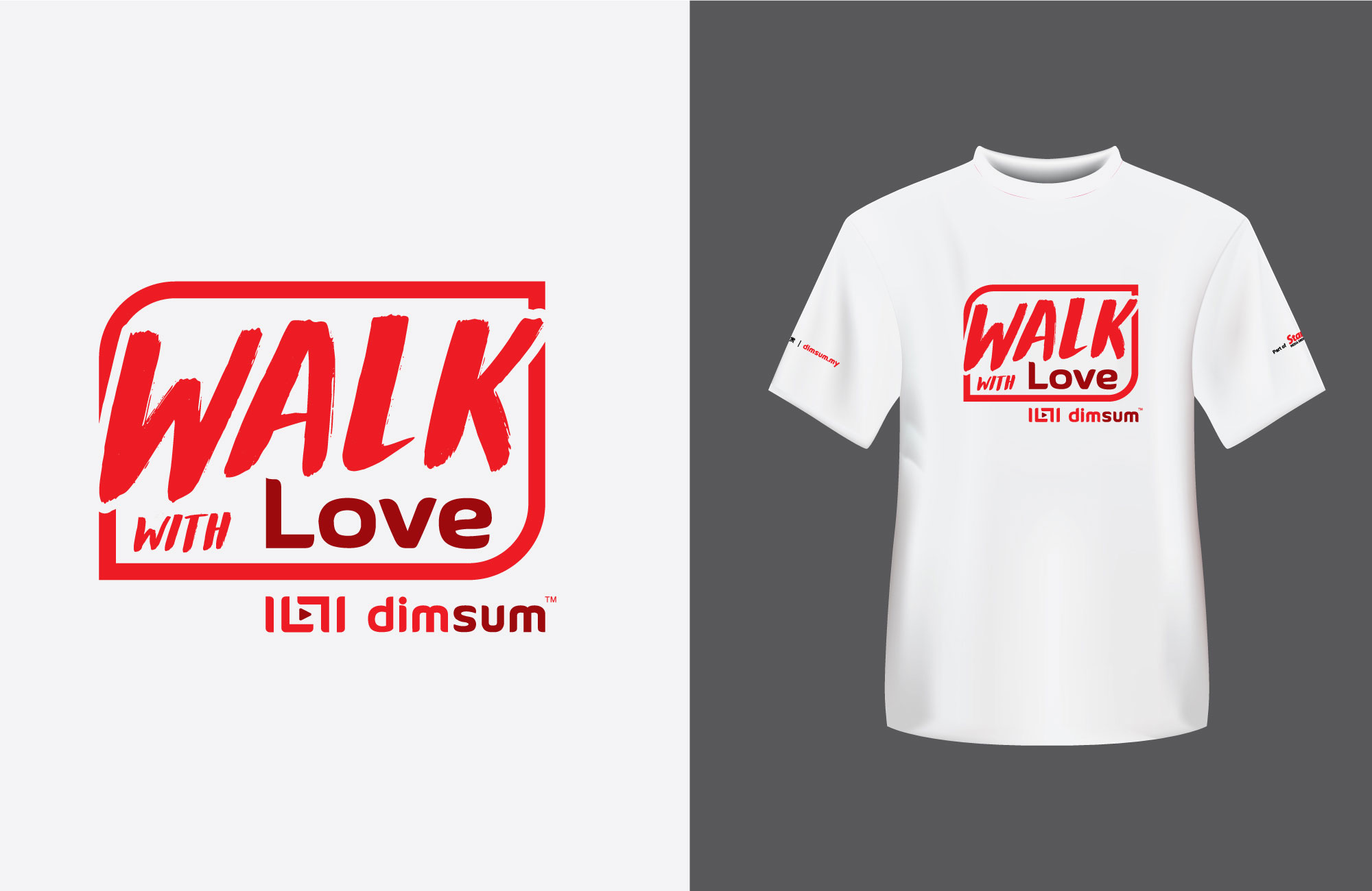 Walk With Love T Shirt